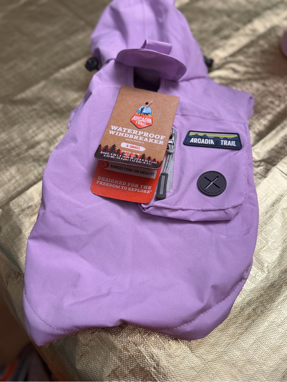 Arcadia Trail Packable Windbreaker Jacket - Lavender Pink